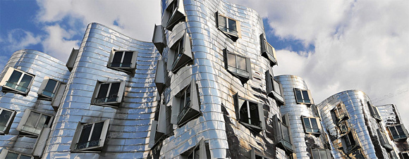 Gehry-Fassade Düsseldorf